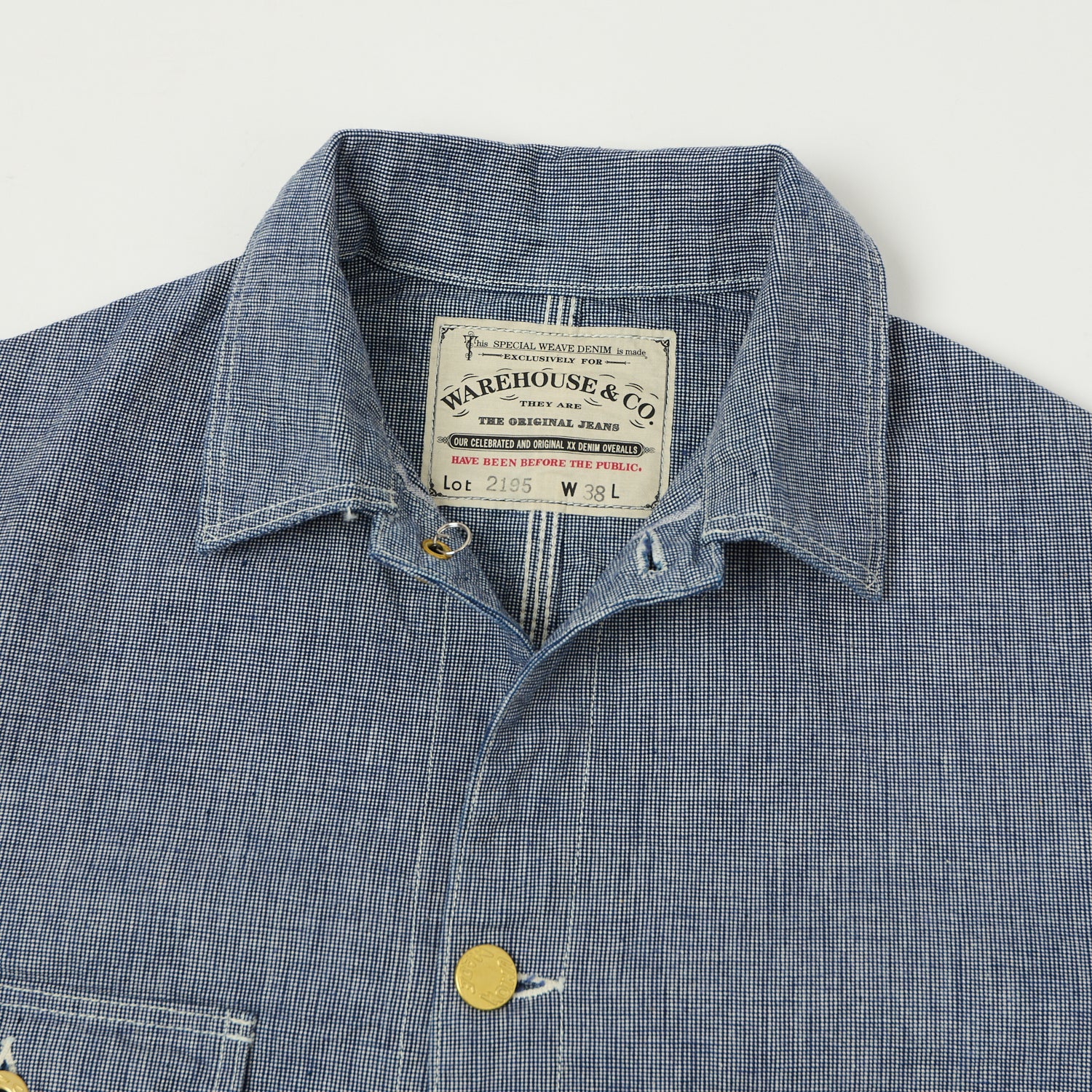 Warehouse & Co 2195 Pincheck Coverall - Indigo – SON OF A STAG