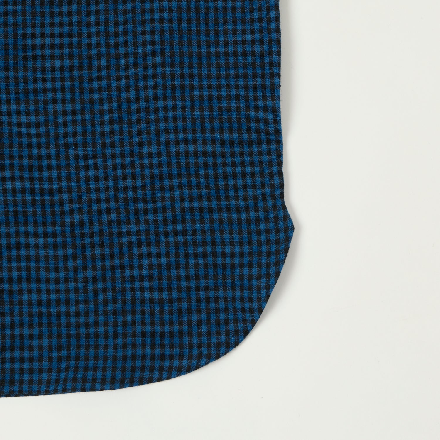 Warehouse & Co 3056 Duck Digger Short Sleeve Gingham Shirt - Blue