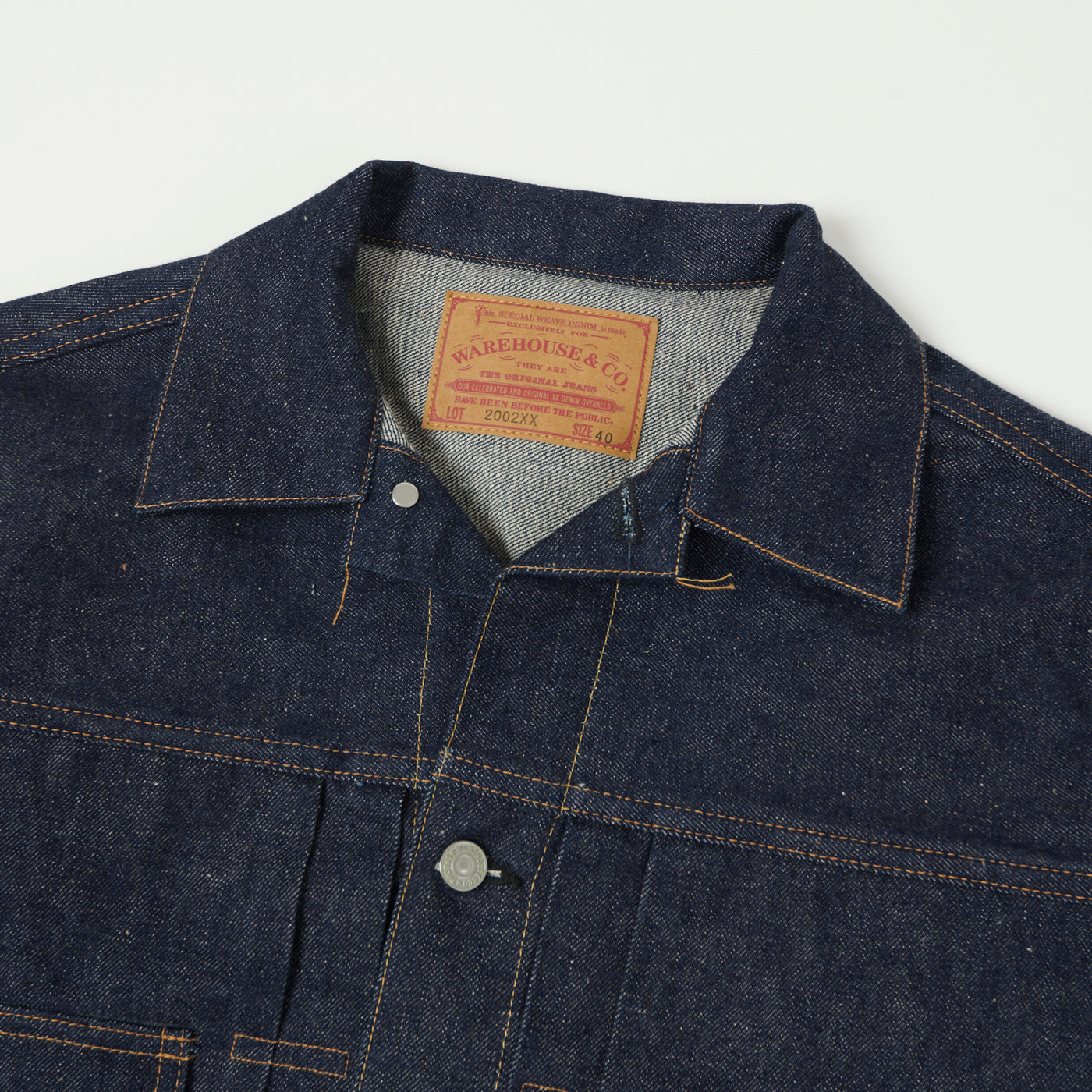 Warehouse & Co 2002XX Early 1960's Type II Denim Jacket - Raw