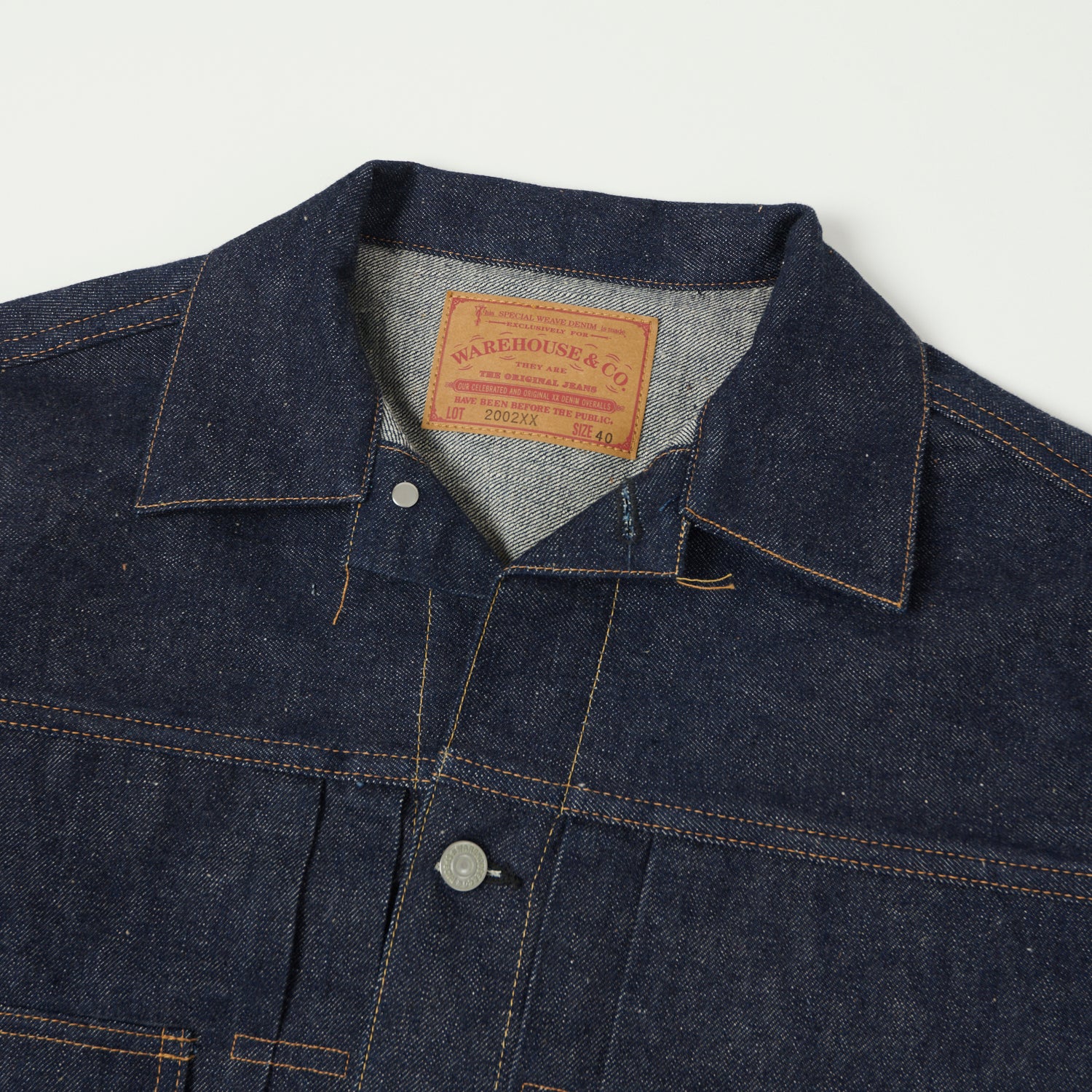 Warehouse & Co 2002XX Early 1960's Type II Denim Jacket - Raw
