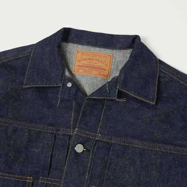 Warehouse 2002XX Early 1960's 'Type II' Denim Jacket - Raw