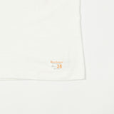 Warehouse 4063 'No. 67' 3/4 Sleeve Football Tee - Off White