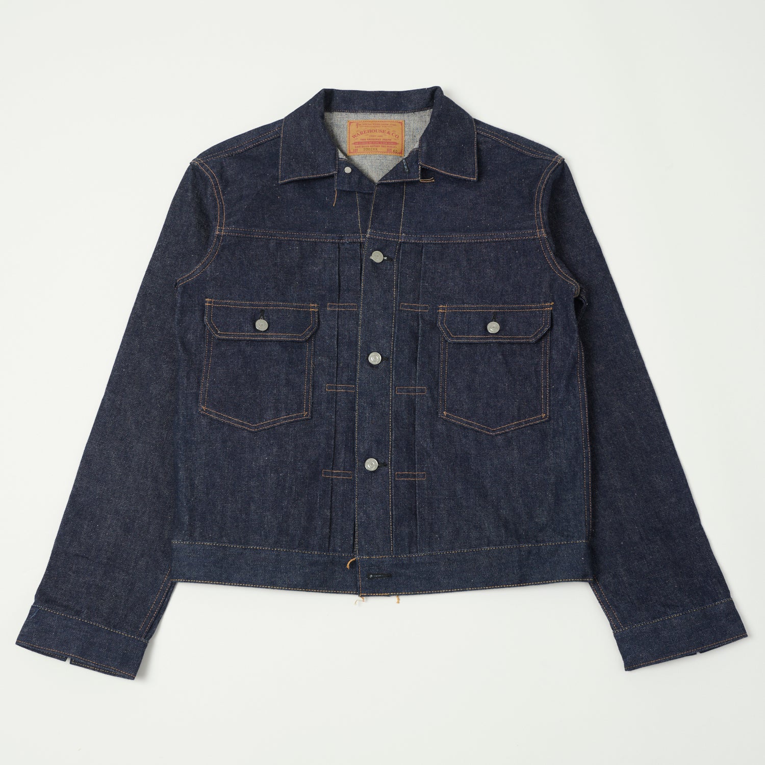 Warehouse & Co 2002XX Early 1960's Type II Denim Jacket - Raw