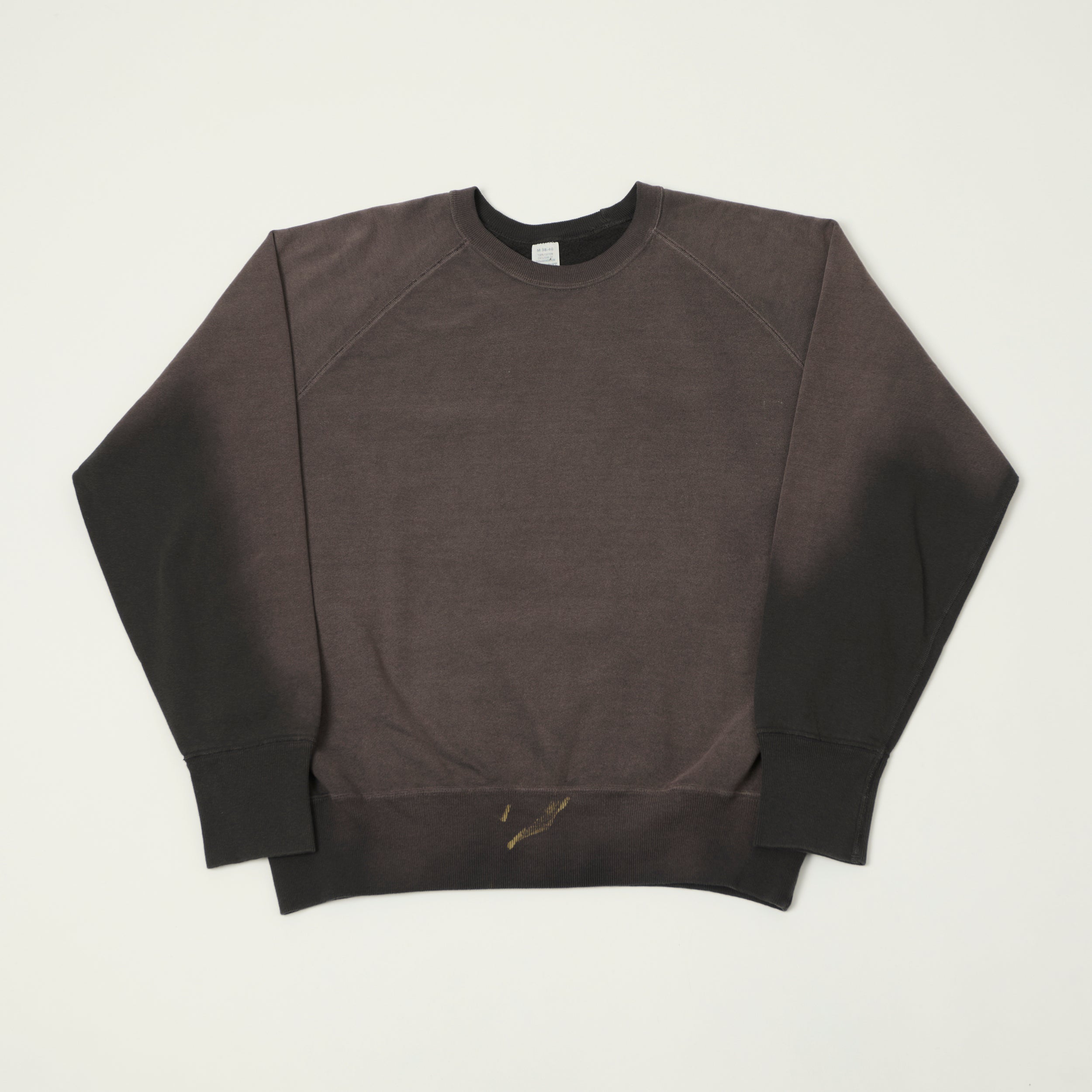 Warehouse & Co 461-U/W 'Sun Burned' Raglan Sleeve Sweatshirt - Charcoal