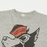 Warehouse 'Eastlake' 4800 Baseball Tee - Heather Grey/Black