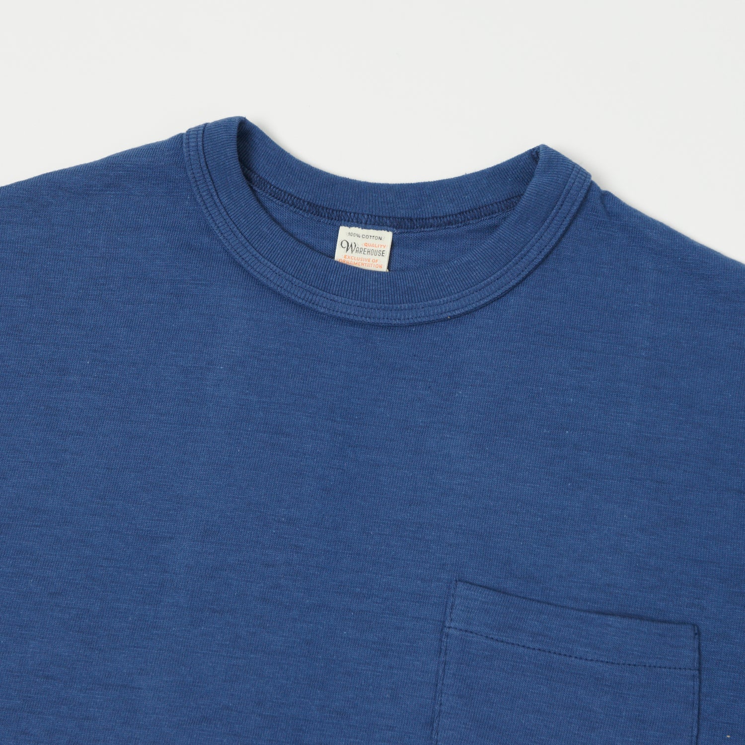 Warehouse & Co 4601 Pocket T-Shirt - Faded Blue