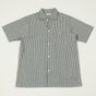 Warehouse & Co 3091 Duck Digger Open Collar Stripe Shirt - White/Navy