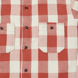 Warehouse 3104 '23 'A Pattern' Flannel Shirt - Red