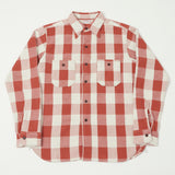 Warehouse 3104 '23 'A Pattern' Flannel Shirt - Red