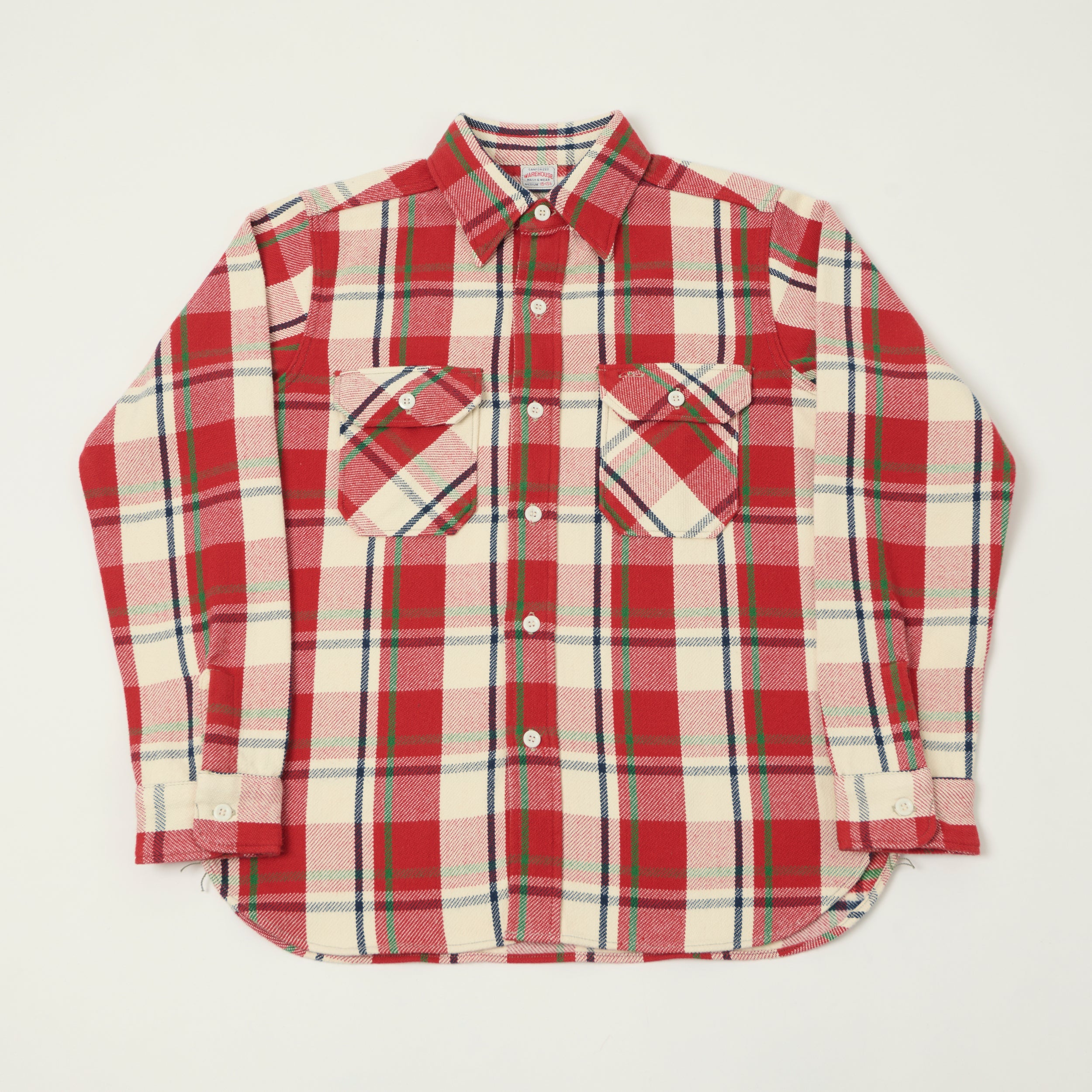 WAREHOUSE FLANNEL SHIRTS 中古品 Warehouse Flannel Shirt (B) - Black O/W – Standard & Strange