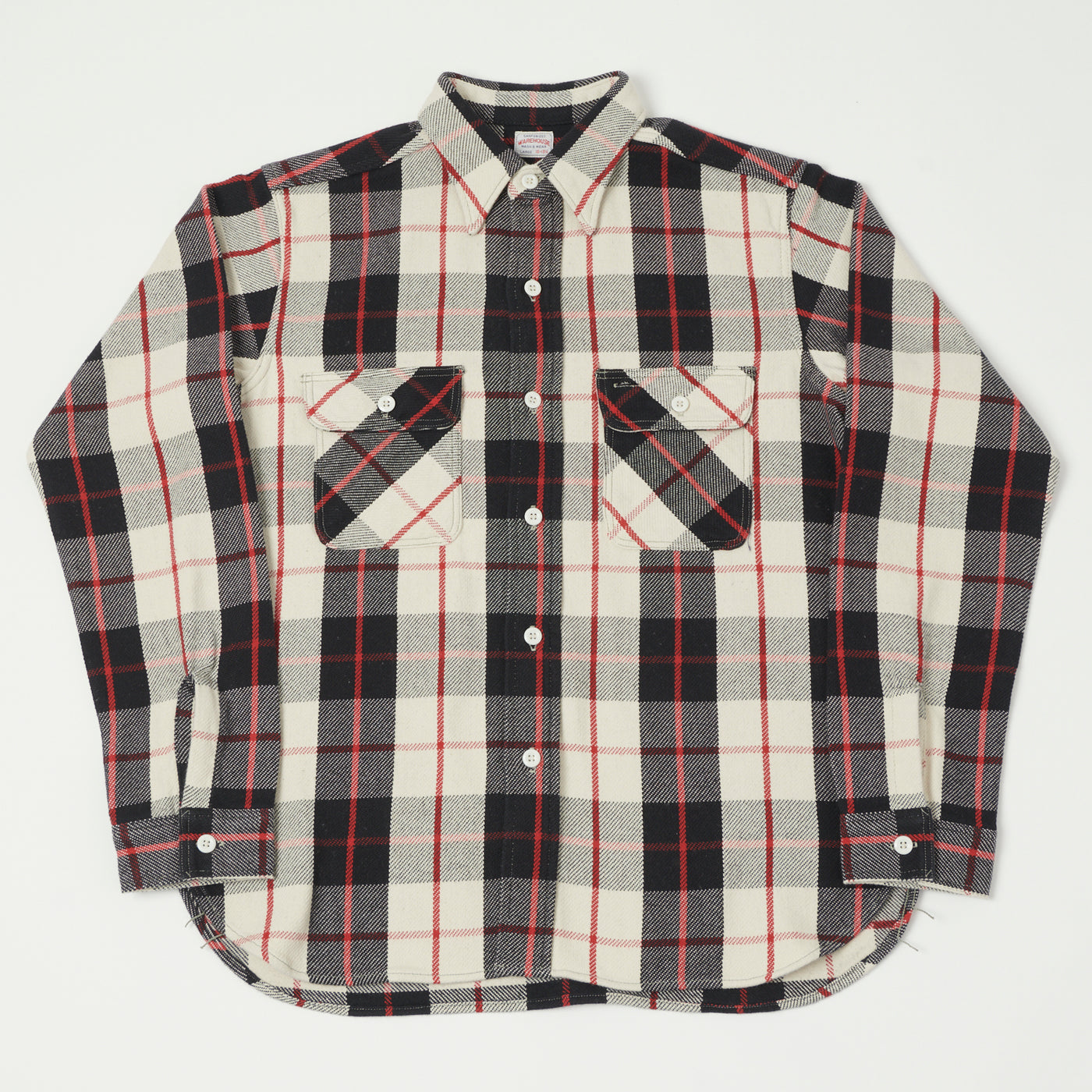 Warehouse & Co 3104 Plaid Flannel Shirt - Black/Red