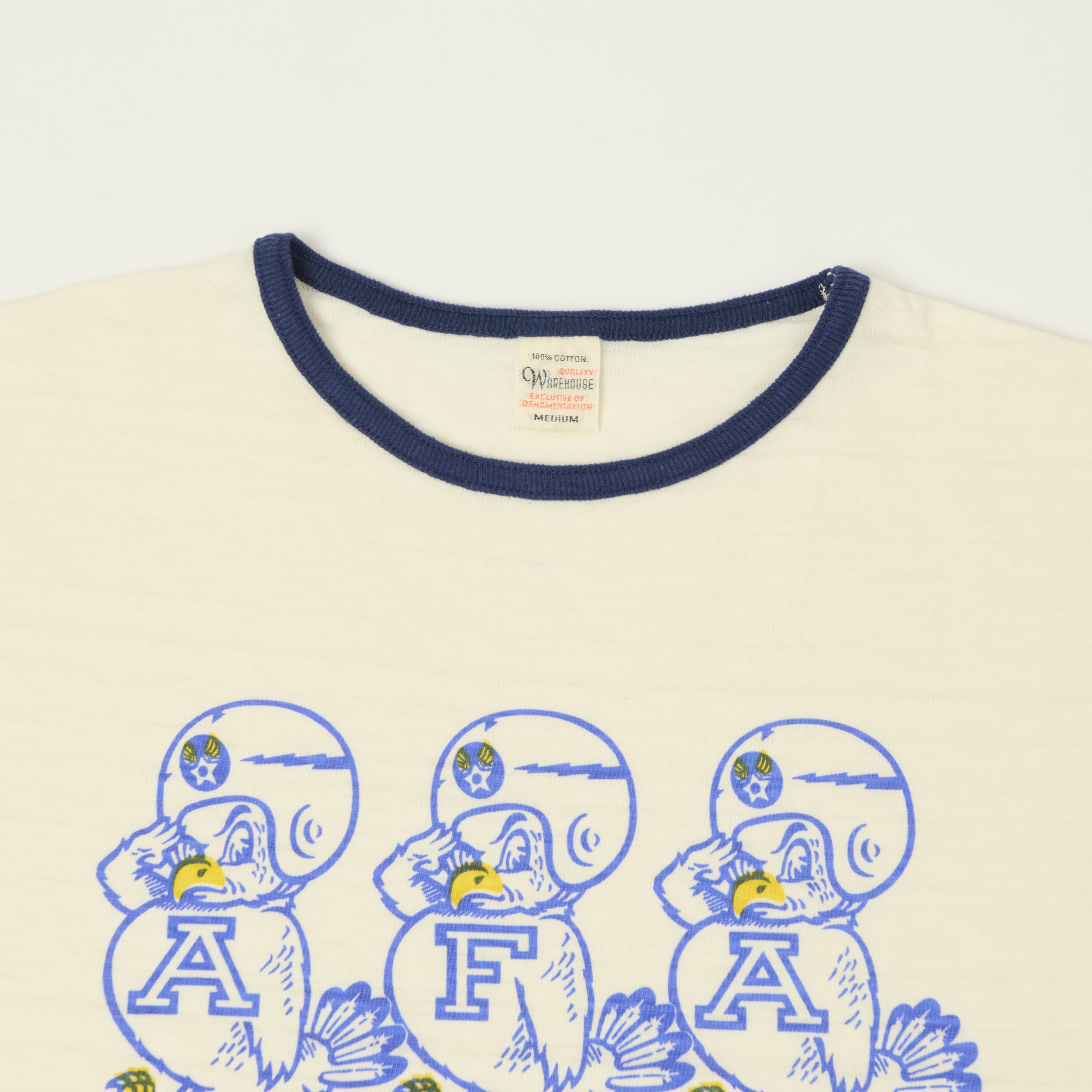 Warehouse & Co 4063 3/4 Sleeve Football T-Shirt - Heather Grey