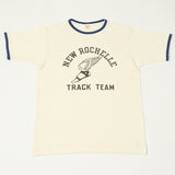 Warehouse & Co 4059 'New Rochelle' Ringer Tee - Cream/Navy