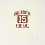 Warehouse & Co 4063 'Franklin Central' 3/4 Sleeve Football Tee - Off White