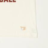 Warehouse & Co 4063 'Franklin Central' 3/4 Sleeve Football Tee - Off White