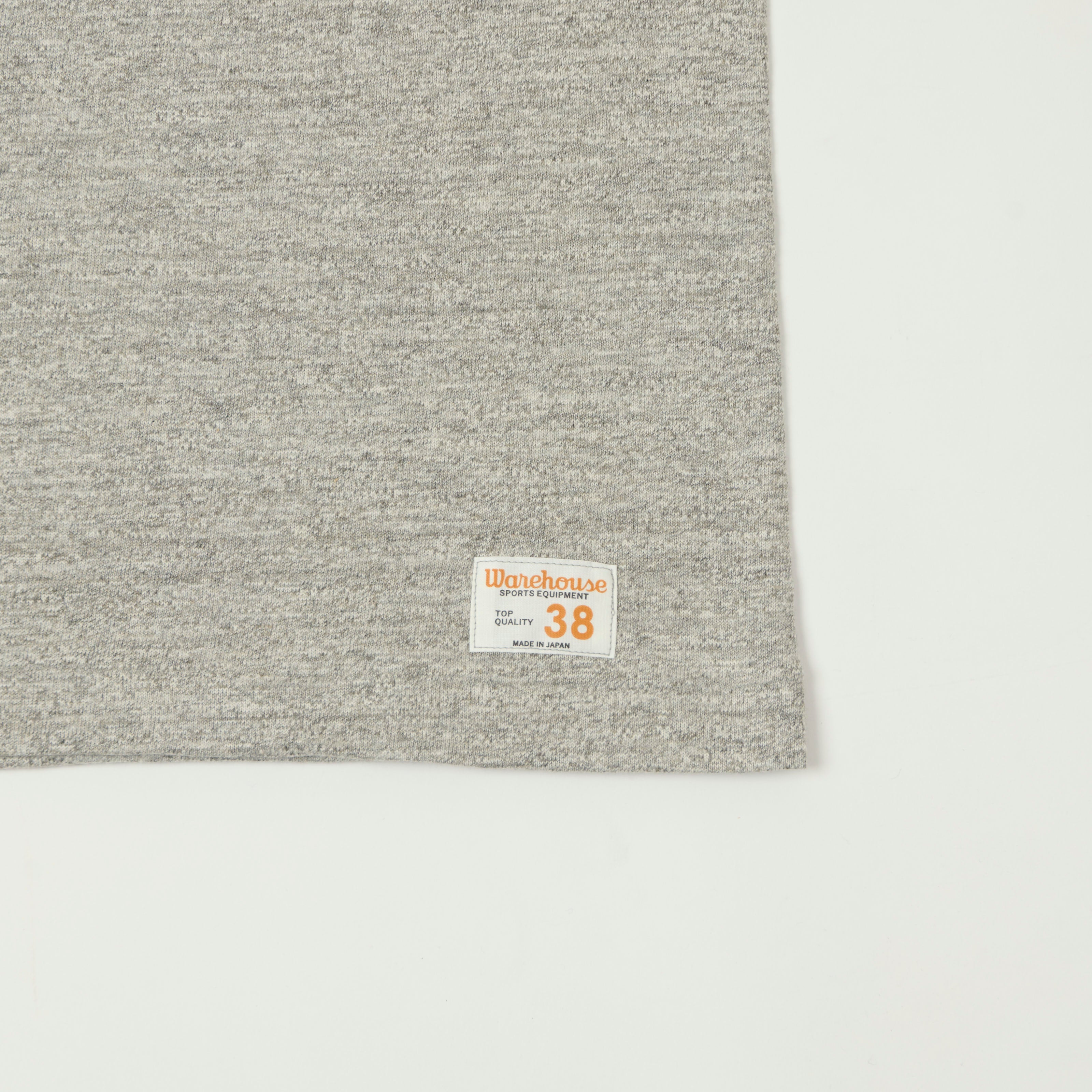 Warehouse & Co 4063 'Navy 92' 3/4 Sleeve Football T-Shirt - Heather Grey