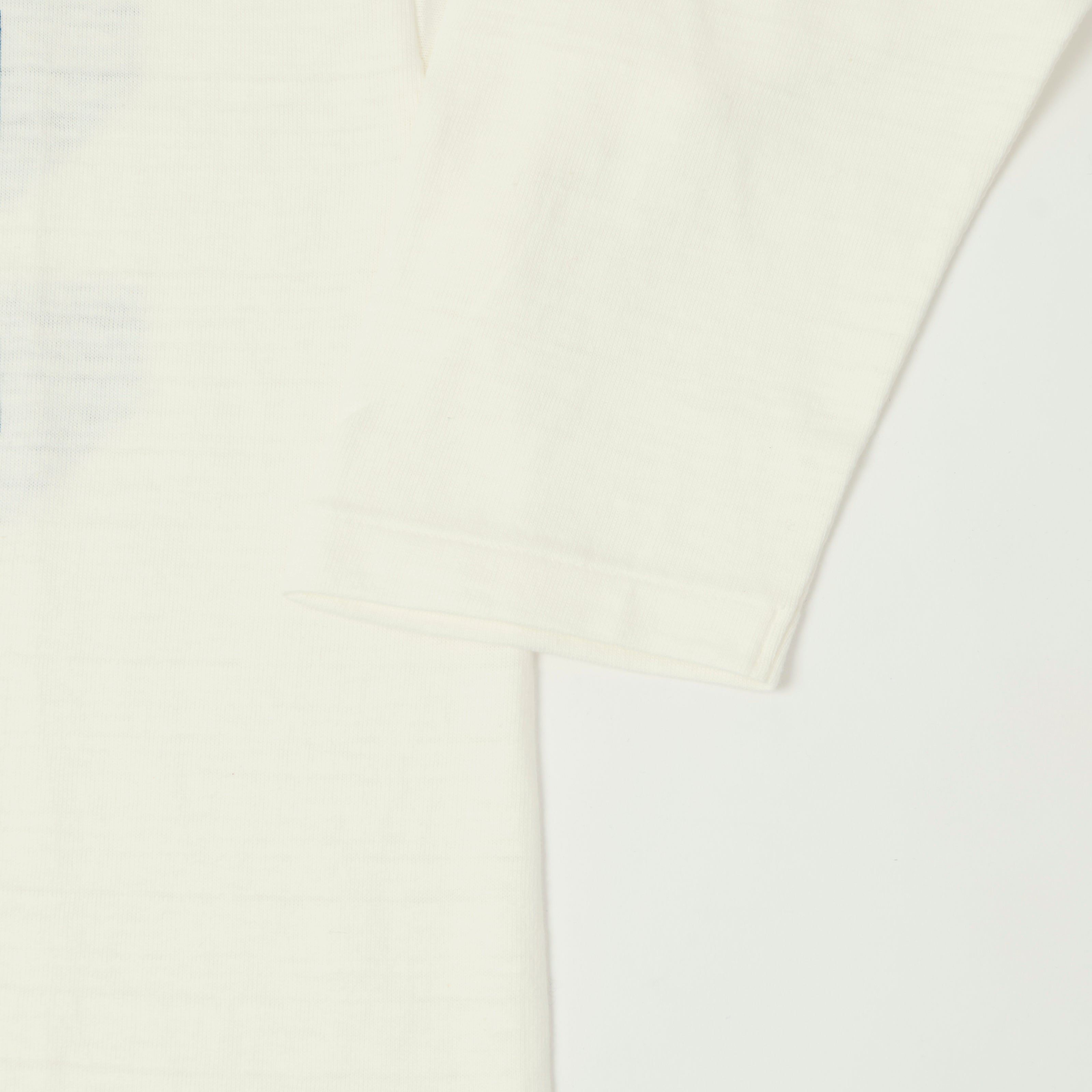 Warehouse & Co 4063 'Navy 92' 3/4 Sleeve Football T-Shirt - Off White