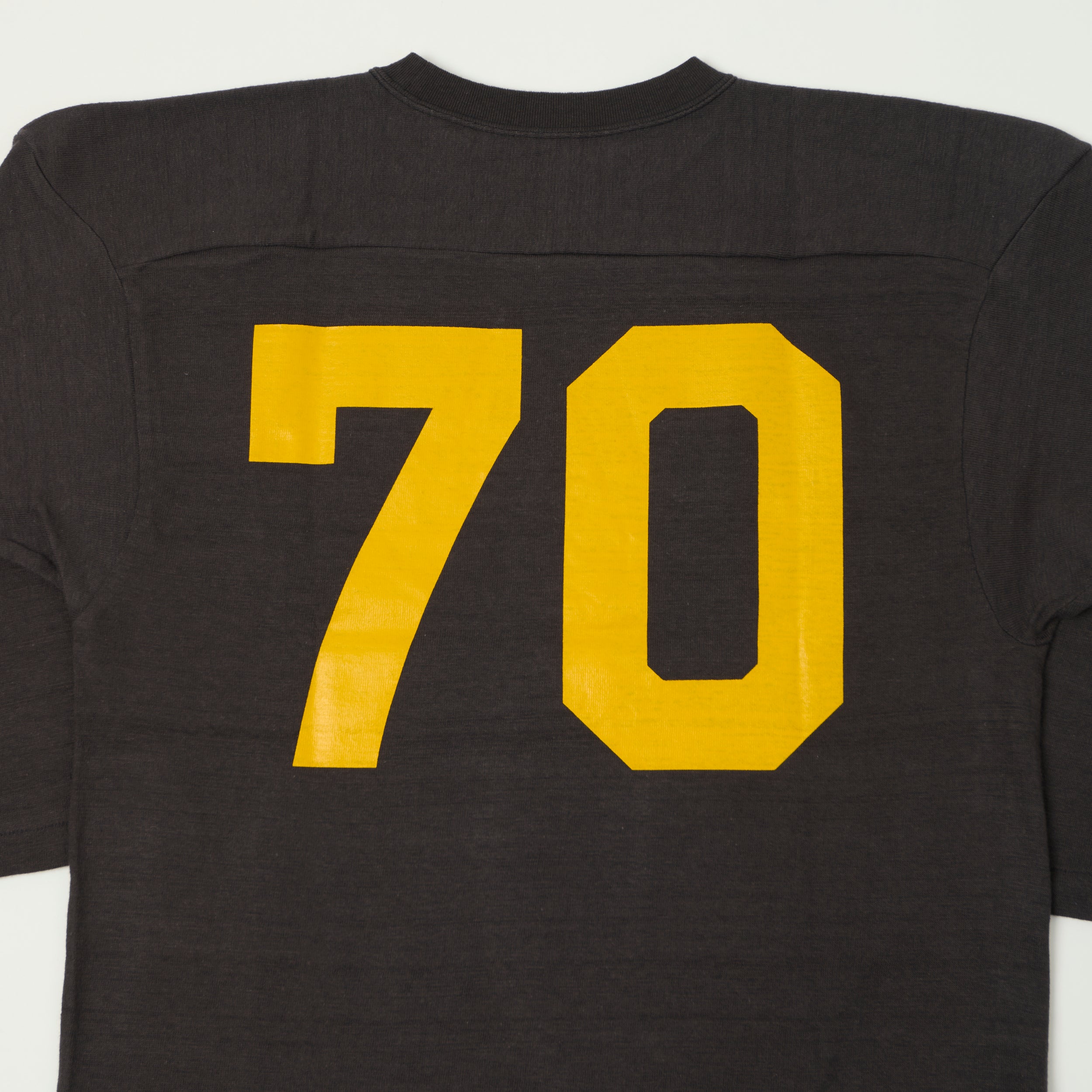 Warehouse & Co 4063 'No. 70' 3/4 Sleeve Football Tee - Black – SON