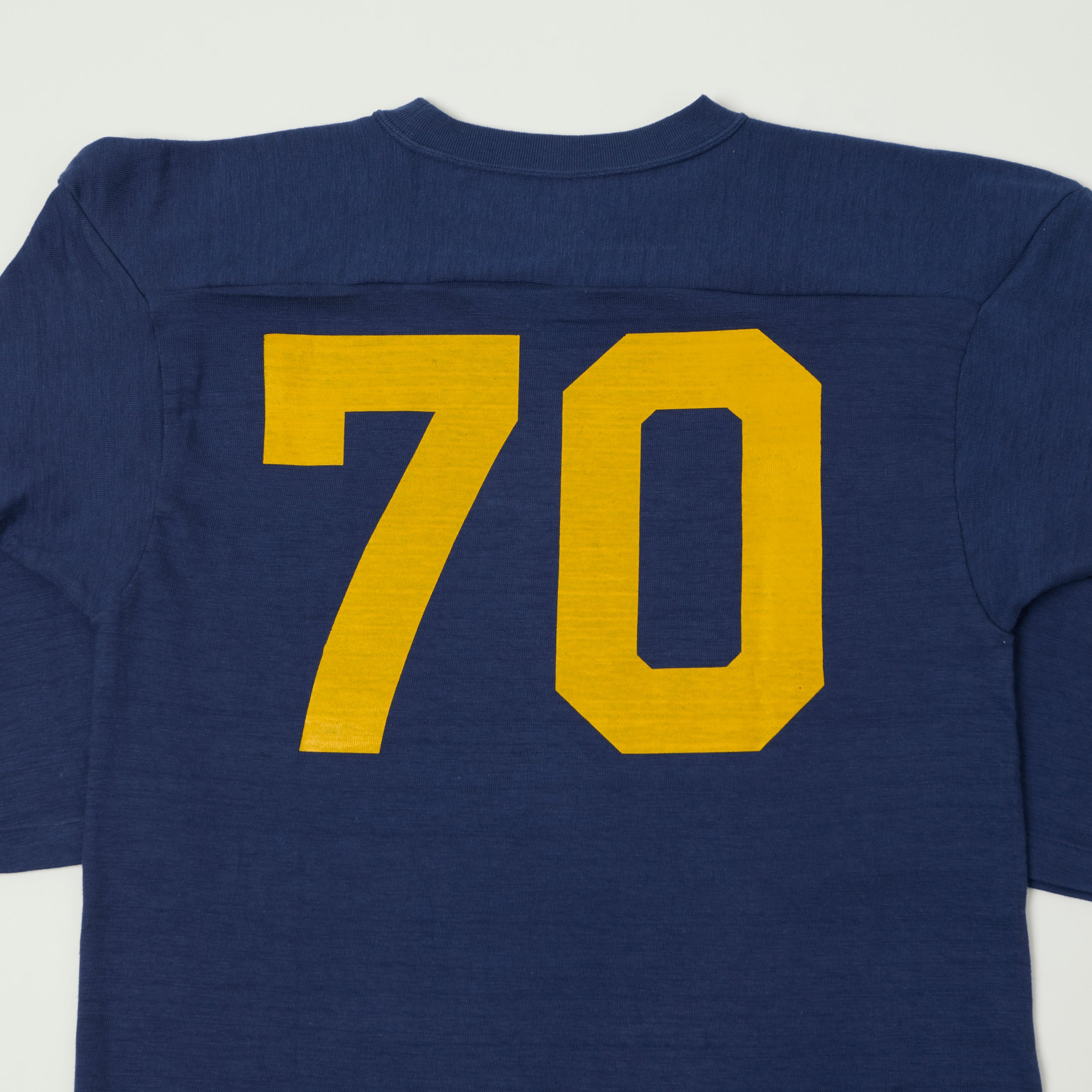Warehouse & Co 4063 'No. 70' 3/4 Sleeve Football Tee - Navy – SON