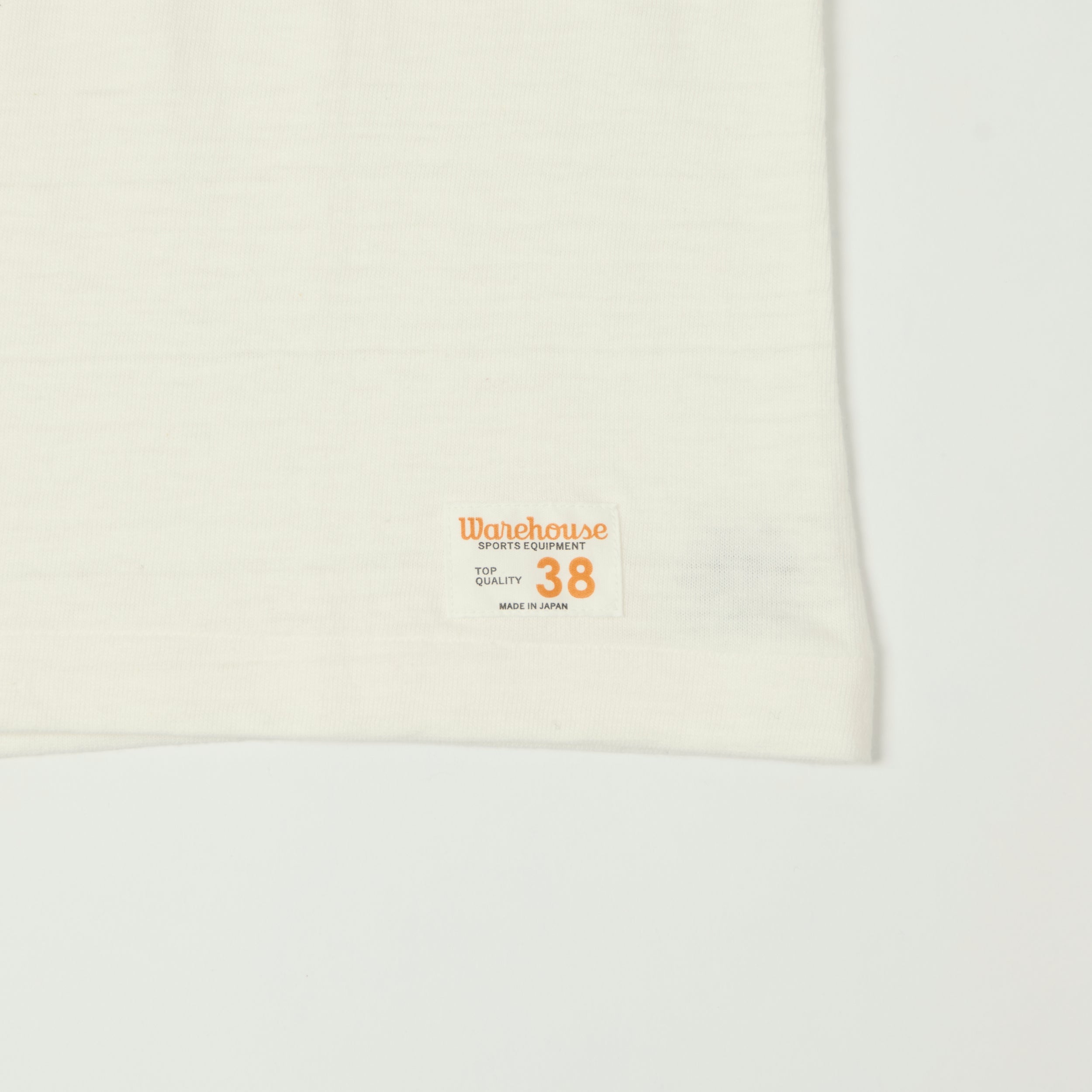 Warehouse & Co 4063 'No. 70' 3/4 Sleeve Football Tee - Off White