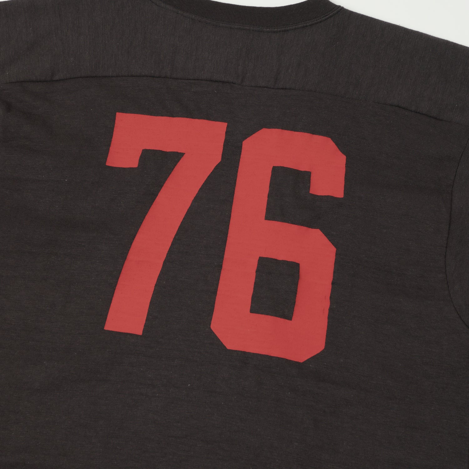 Warehouse & Co 4063 'Tioga High' 3/4 Sleeve Football T-Shirt - Black
