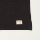 Warehouse & Co 4063 'U City' 3/4 Sleeve Football Tee - Black