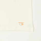 Warehouse & Co 4063 'U City' 3/4 Sleeve Football Tee - Off White