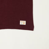 Warehouse & Co 4063 'U City' 3/4 Sleeve Football Tee - Bordeaux