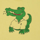 Warehouse & Co 4064 'Crocodile' T-Shirt - Cream Yellow
