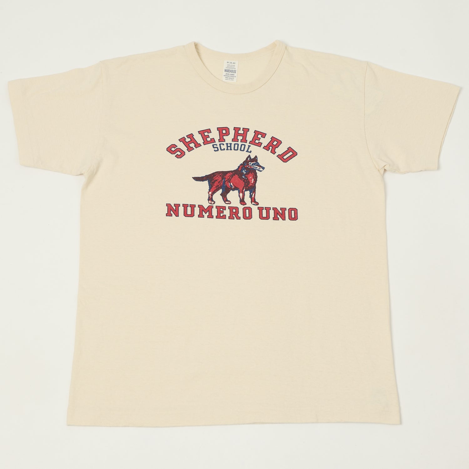 Warehouse & Co 4064 'Shepherd' T-Shirt - Cream