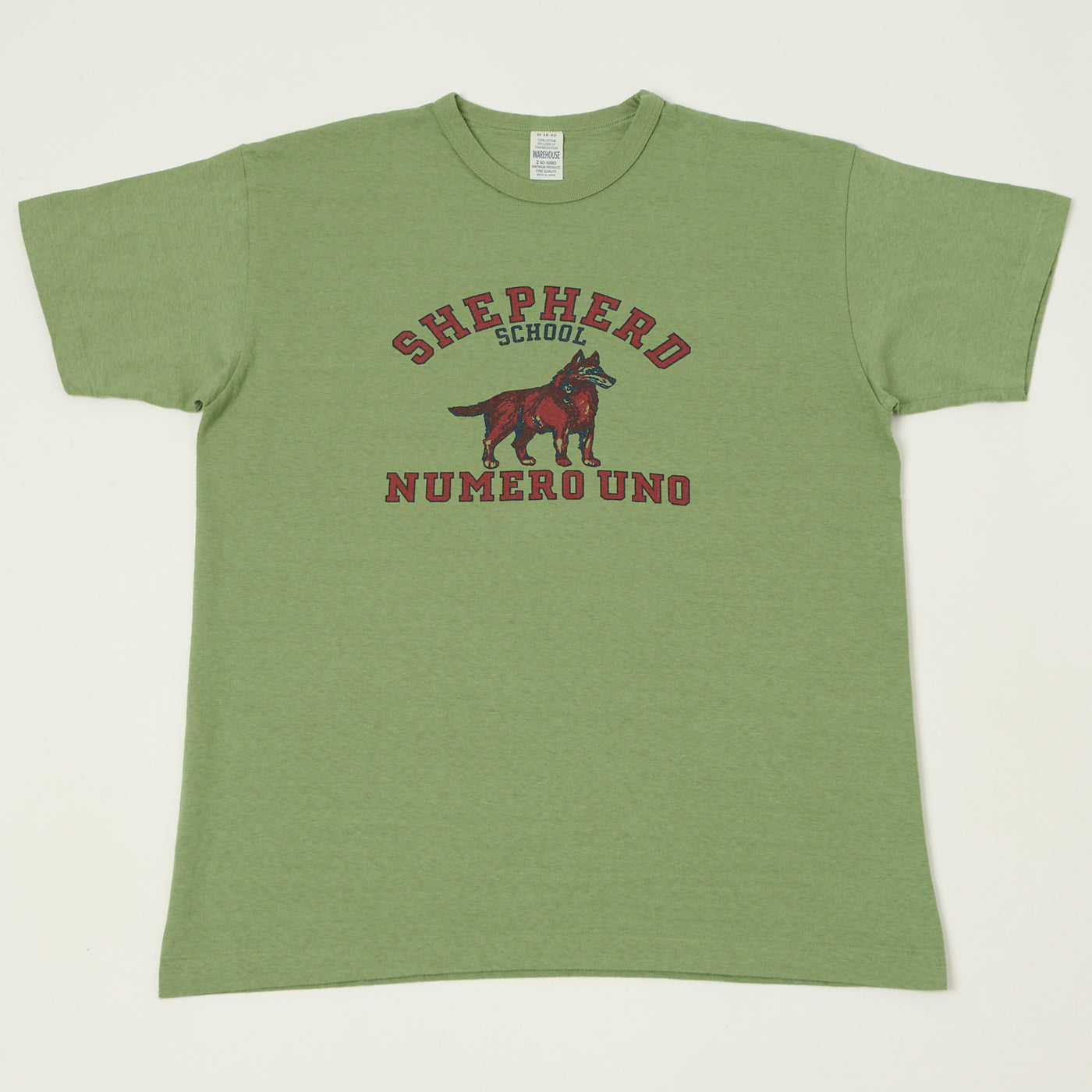 Warehouse & Co 4064 'Shepherd' T-Shirt - Pale Green