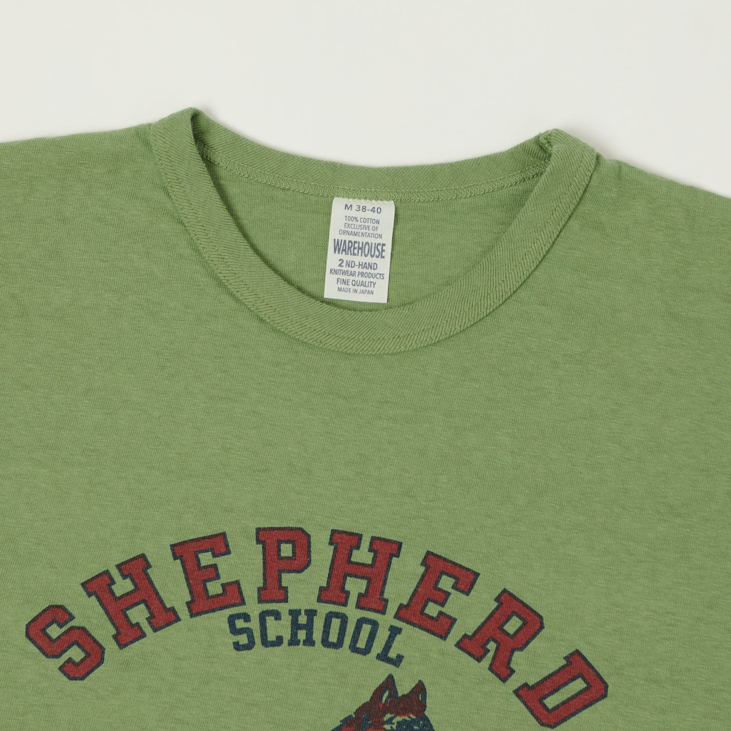 Warehouse & Co 4064 'Shepherd' T-Shirt - Pale Green