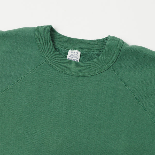 Warehouse 4085 S/S Sweatshirt W/ Pocket - Green