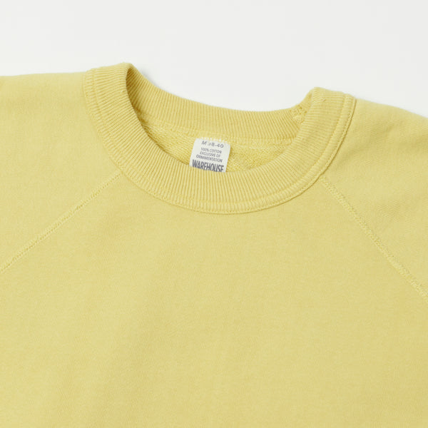 Warehouse 4085 S/S Sweatshirt W/ Pocket - Yellow