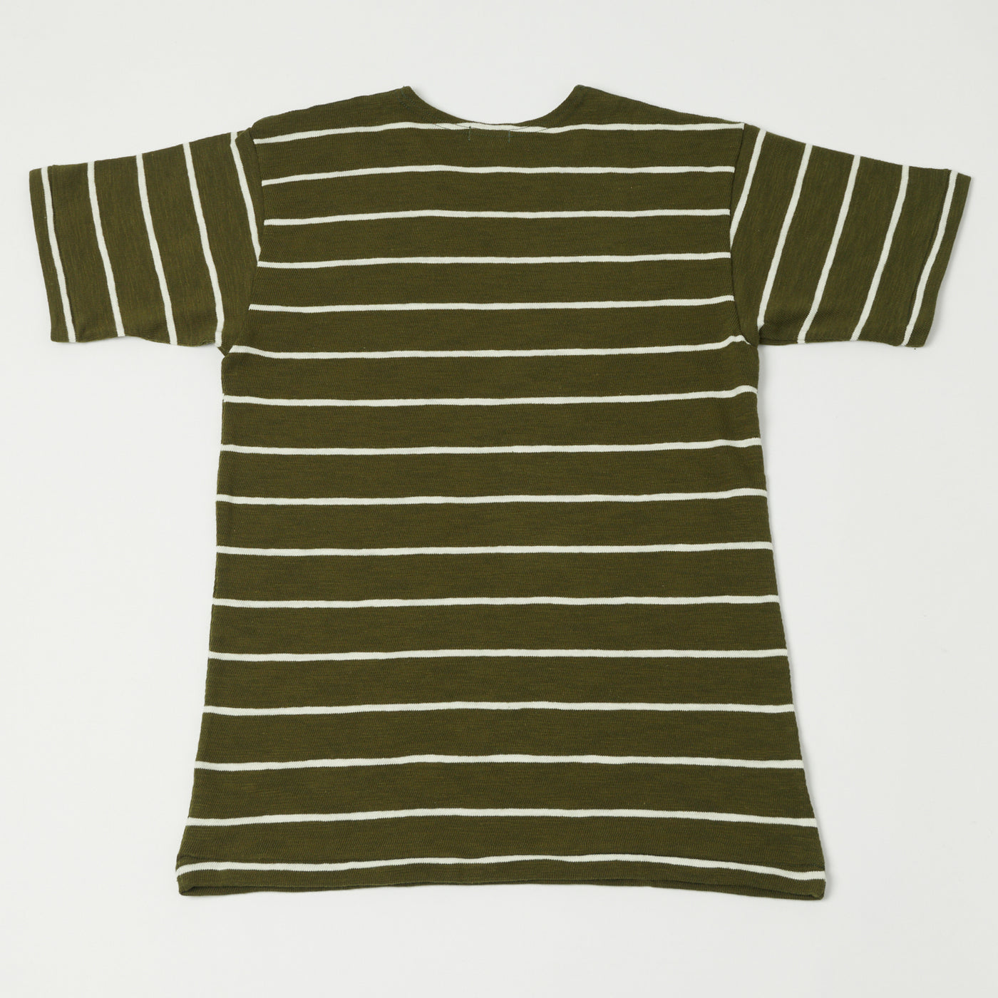 [teket] / ☆ 25SS Drying Stripe Tee / Brown WAREHOUSECO_4087SSBORDERTEE_GR