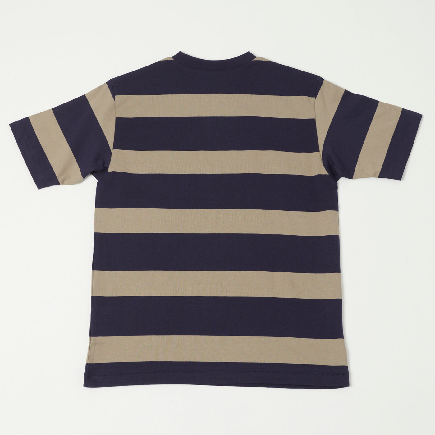 トップス MICRO BORDER S/S TEE WHITE*NAVY WAREHOUSECO_4089BORDERTEE_NAVY