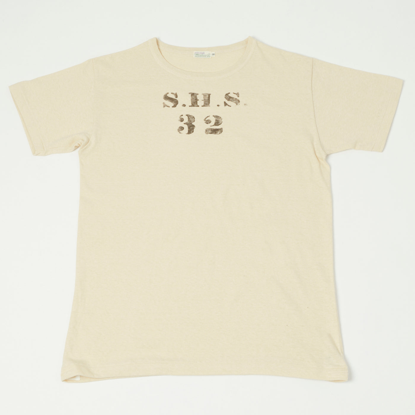 Warehouse & Co 4091 Duck Digger 'SHS' Skivvy T-Shirt - Beige