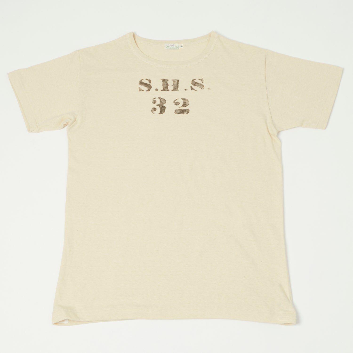 Warehouse & Co 4091 Duck Digger 'SHS' Skivvy T-Shirt - Beige