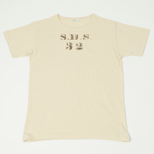 Warehouse & Co 4091 Duck Digger 'SHS' Skivvy T-Shirt - Beige