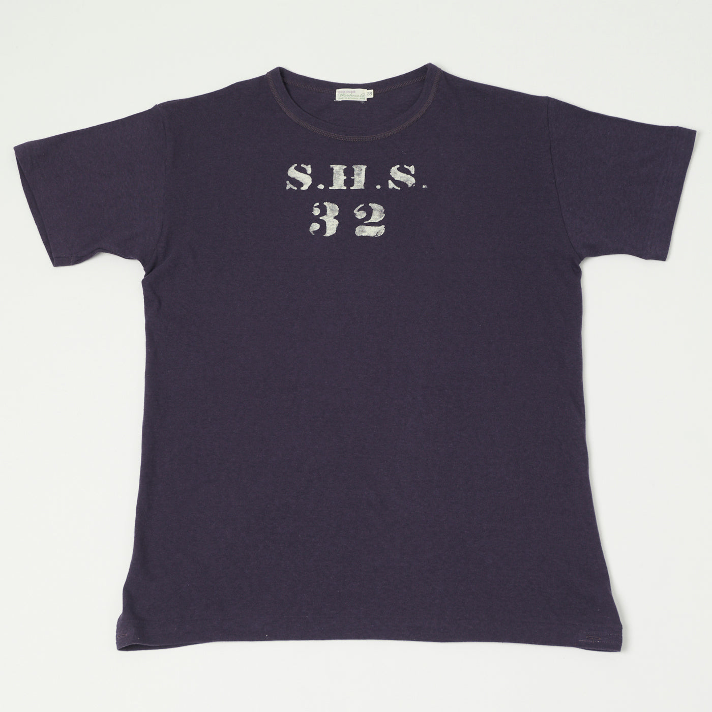 Warehouse & Co 4091 Duck Digger 'SHS' Skivvy T-Shirt - Navy