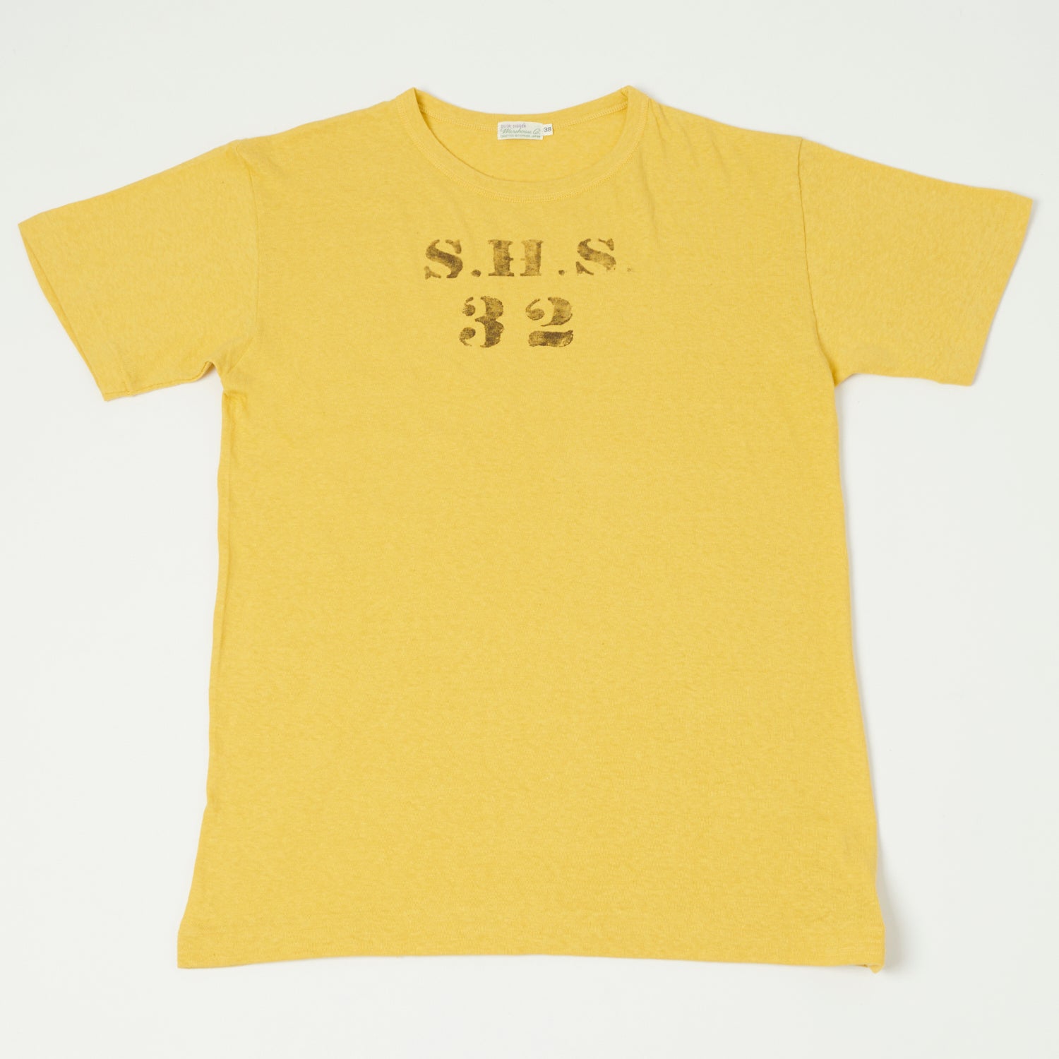 Warehouse & Co 4091 Duck Digger 'SHS' Skivvy T-Shirt - Yellow
