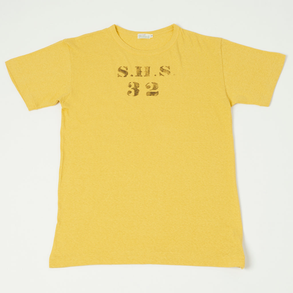 トップス USN SKIVVY SHIRTS USN WAREHOUSECO_4091SHSTEE_YELLOW_