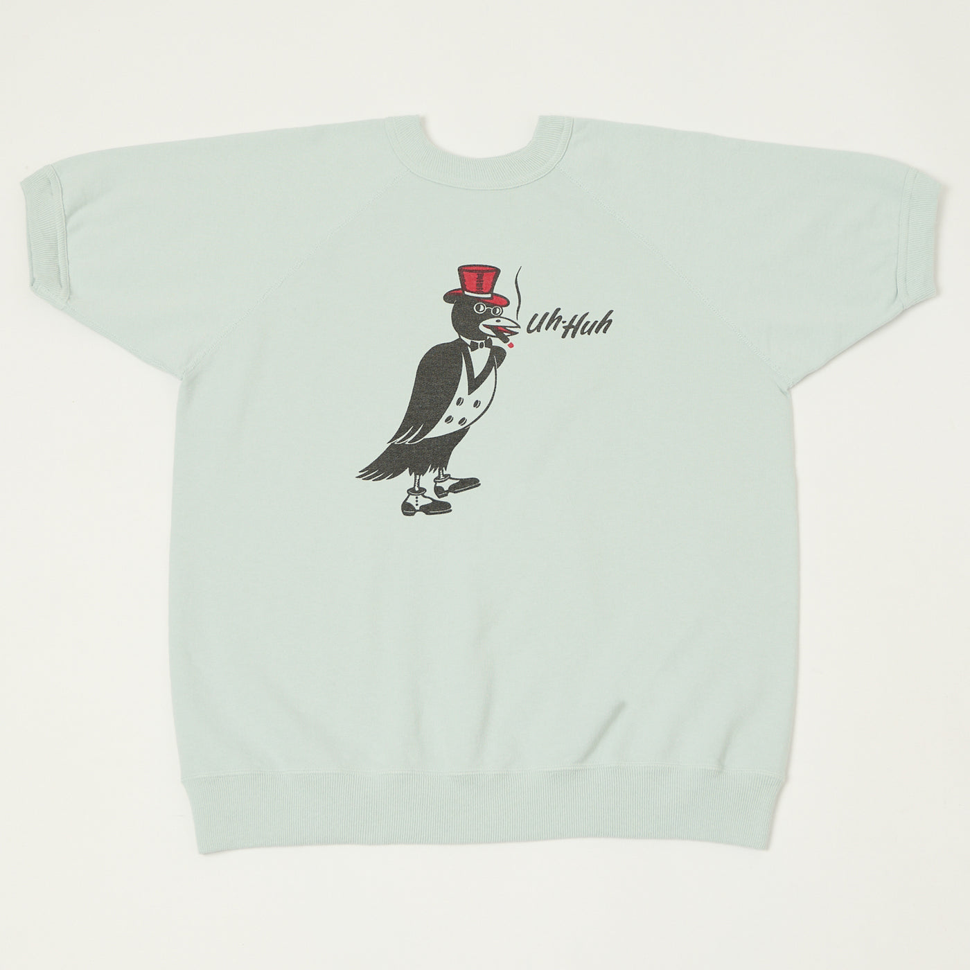 Warehouse & Co 4104 S/S Sweatshirt 'Crows Nest' - Sax