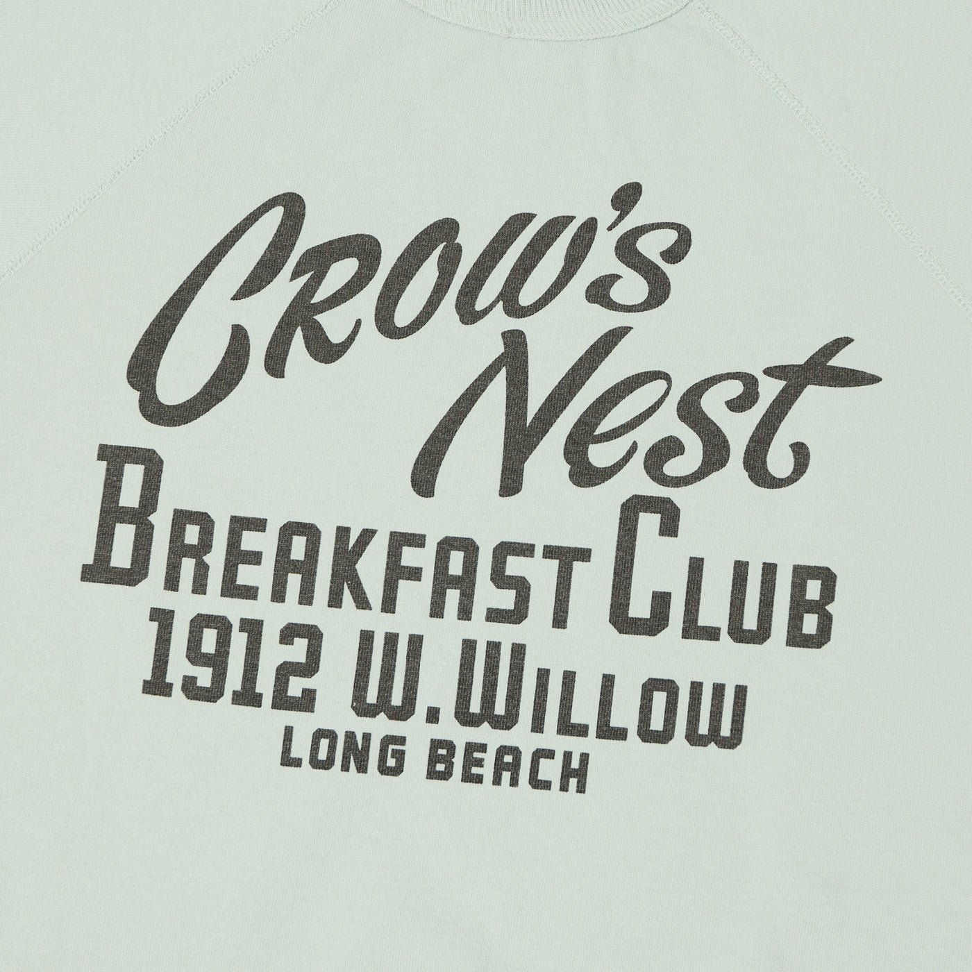 Warehouse & Co 4104 S/S Sweatshirt 'Crows Nest' - Sax