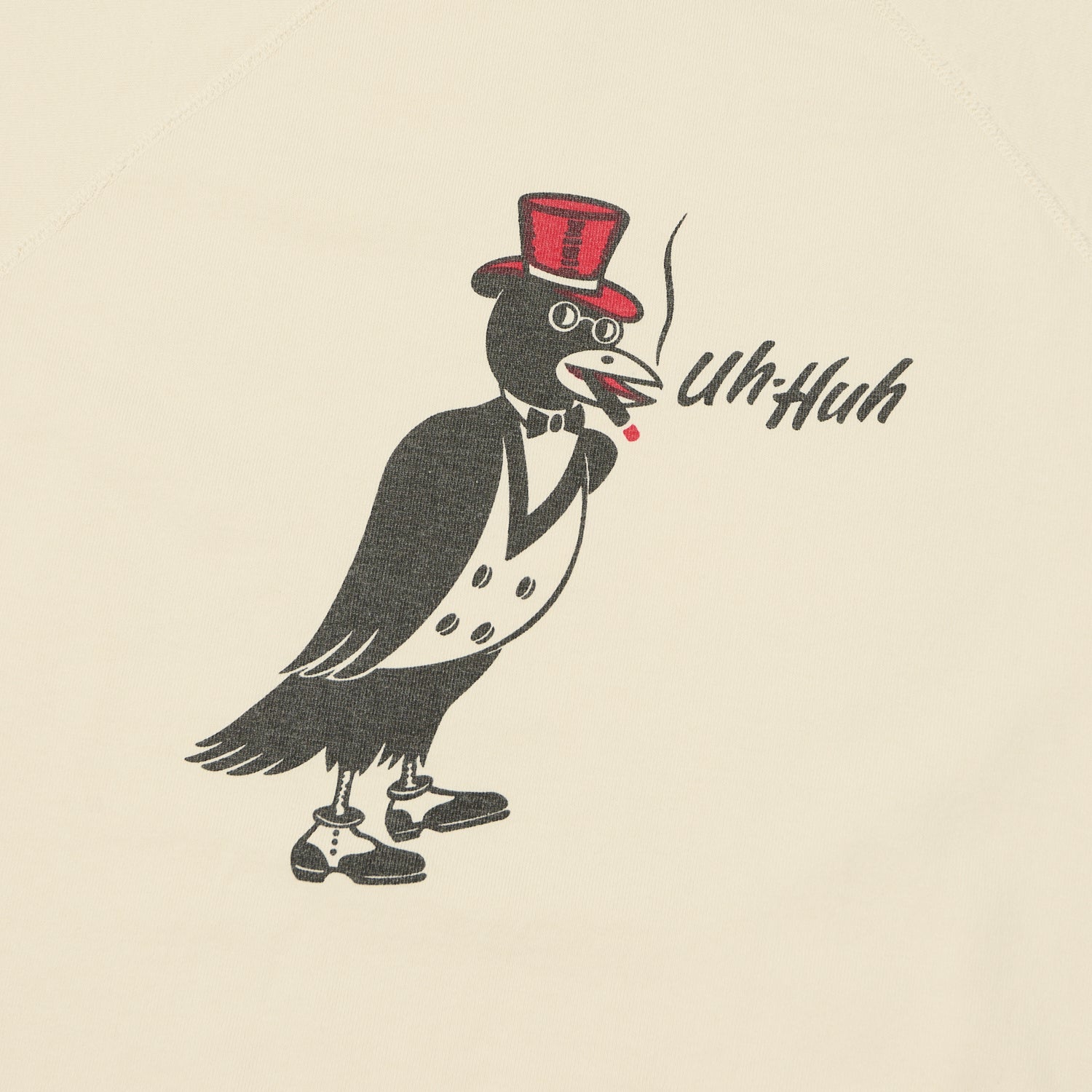 Warehouse & Co 4104 S/S Sweatshirt 'Crows Nest' - Cream