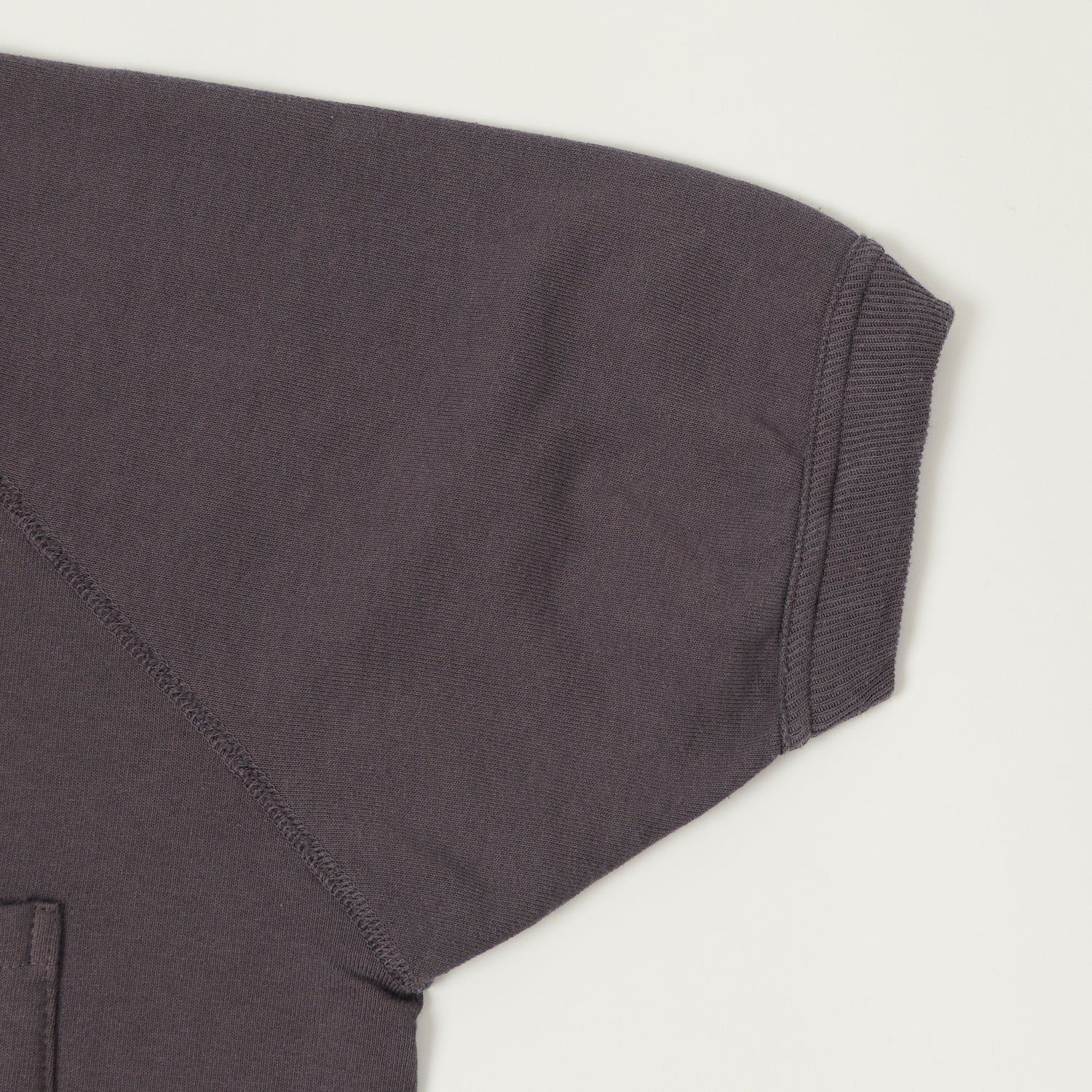 Warehouse & Co 4105 Short Sleeve Pocket Sweatshirt - Navy