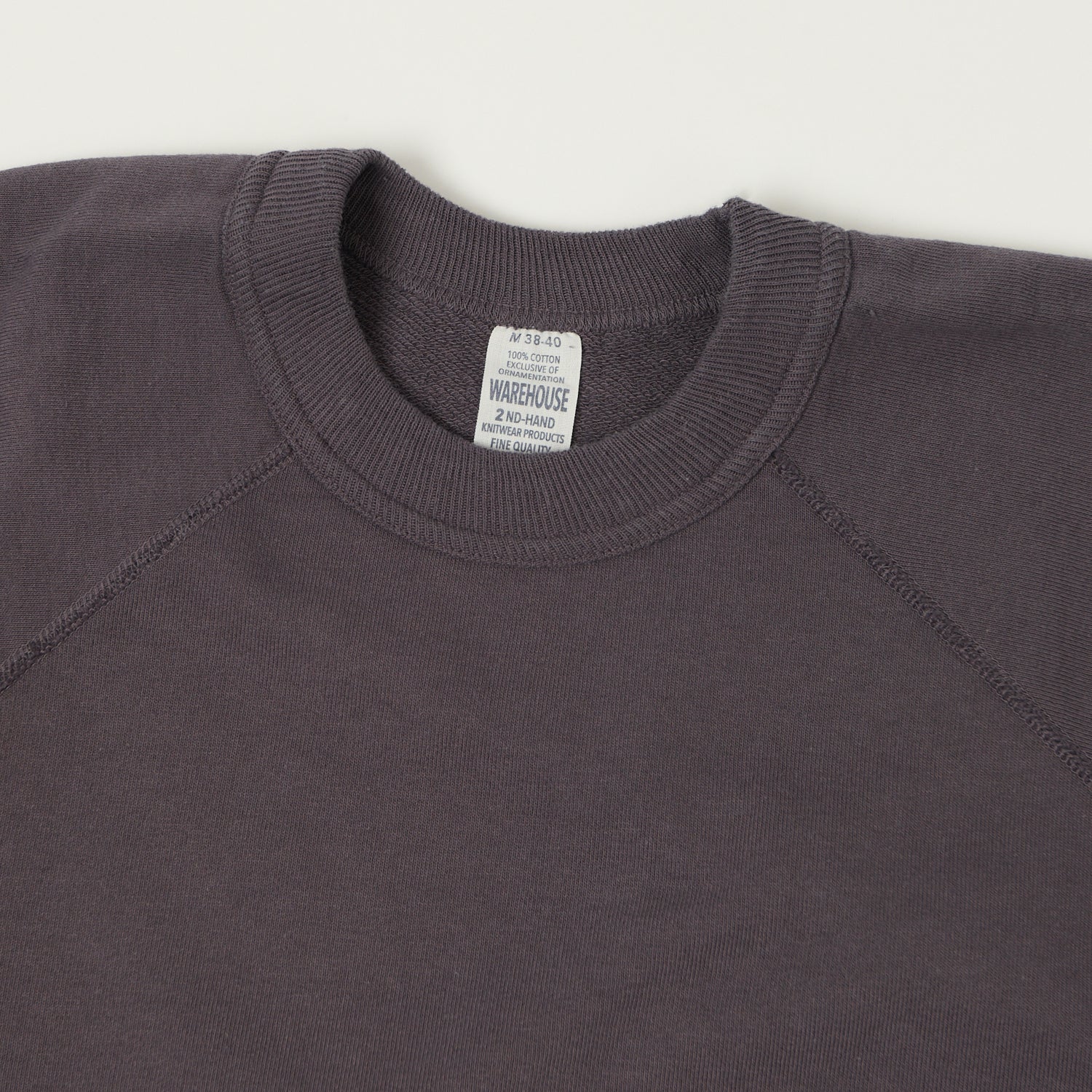 Warehouse & Co 4105 Short Sleeve Pocket Sweatshirt - Navy