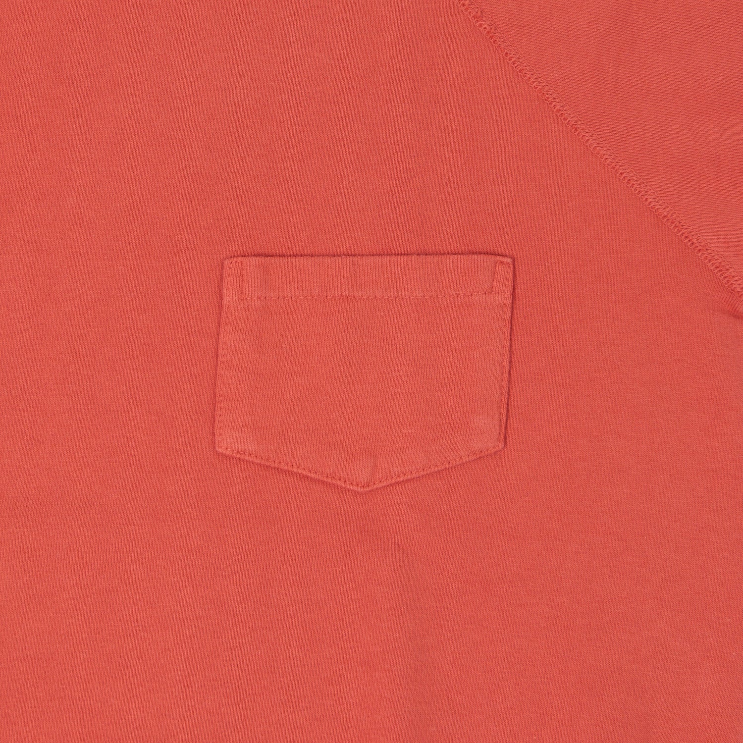 Warehouse & Co 4105 Short Sleeve Pocket Sweatshirt - Red