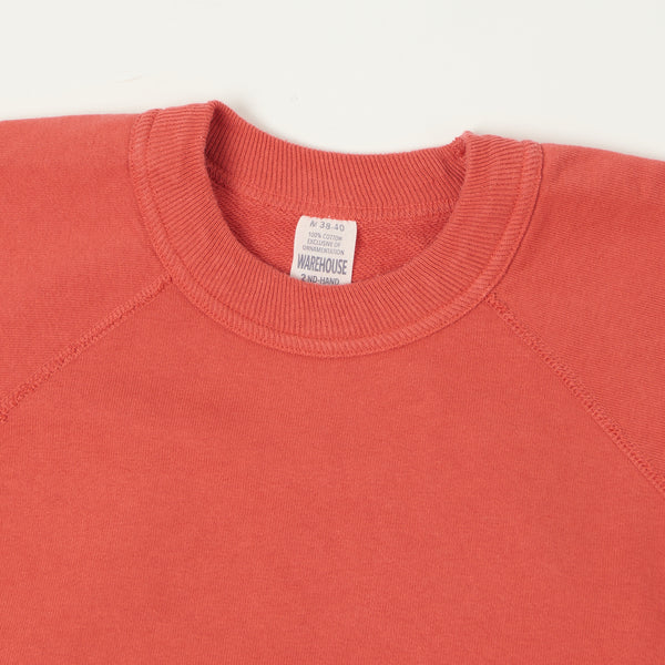 Warehouse & Co 4105 Short Sleeve Pocket Sweatshirt - Red