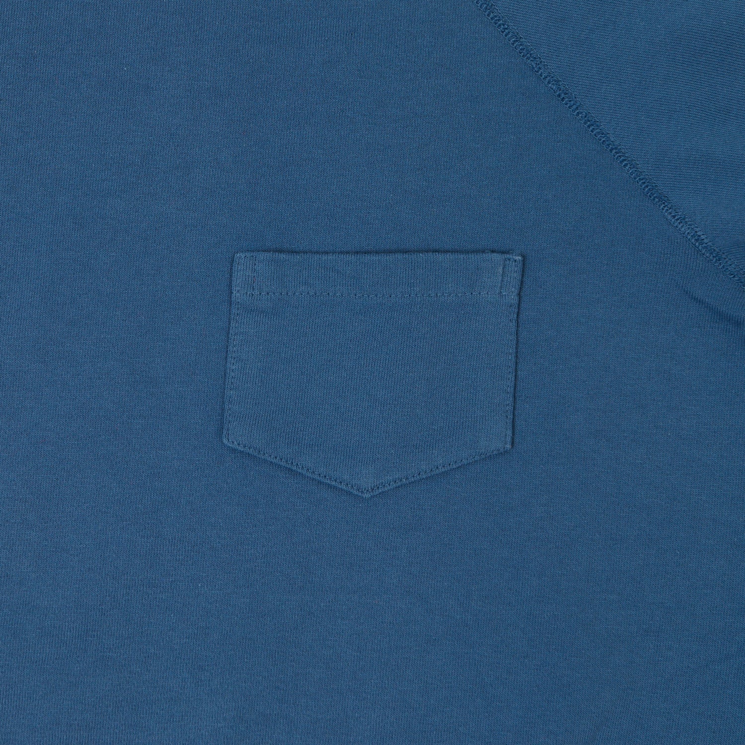 Warehouse & Co 4105 Short Sleeve Pocket Sweatshirt - Blue